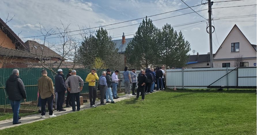 Проверка документов в мечети Малоярославца