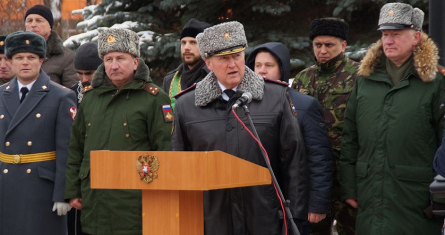 В Калуге новобранцы вч 6681 приняли военную присягу