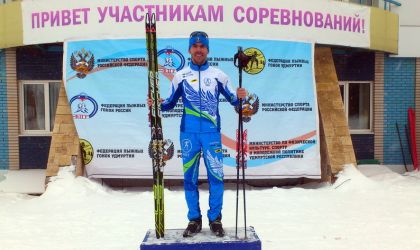 Имам Малоярославца выступил на Первенстве России по лыжным гонкам