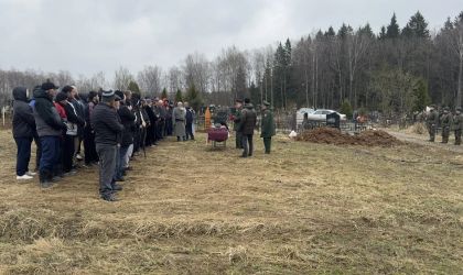 В Малоярославце простились с участником СВО